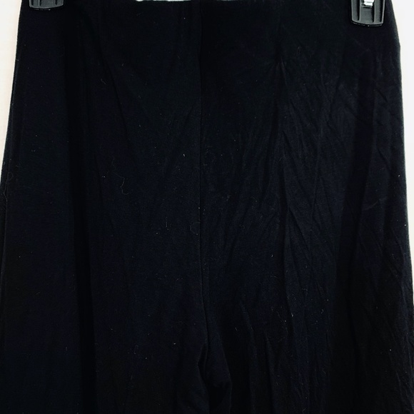 BB DAKOTA Black Rayon Tie Front Wide Leg Pants  M - Picture 9 of 12